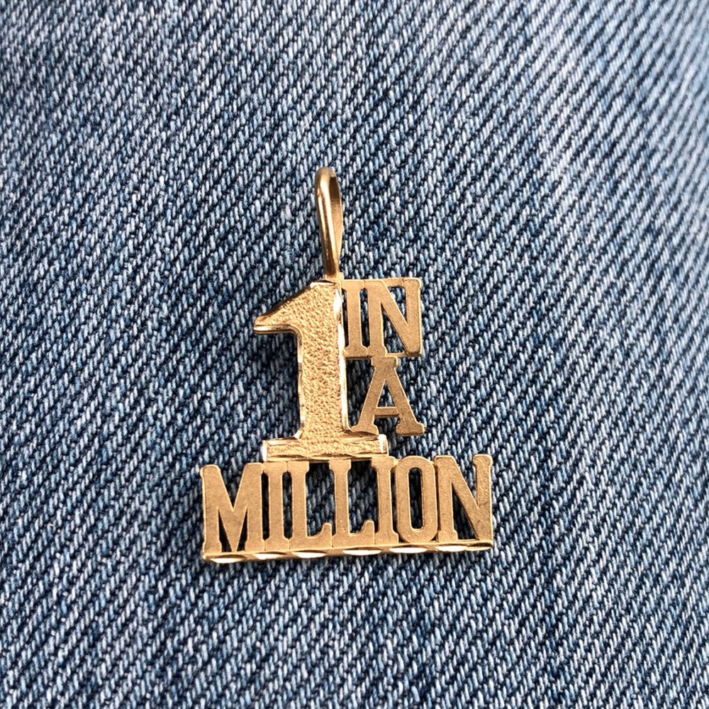 Michael Anthony 14k “1 in a Million” charm